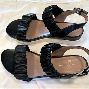 Linea Paolo Black Sandals Size 8